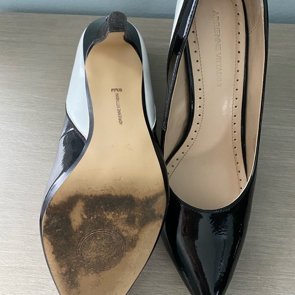 Adrienne Vittadini black and white heels - Picture 6 of 7